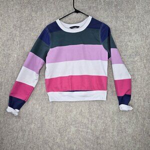 Abercrombie & Fitch Striped Crewneck Sweatshirt S